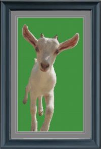 Goat Cross Stitch Chart Hard Copy