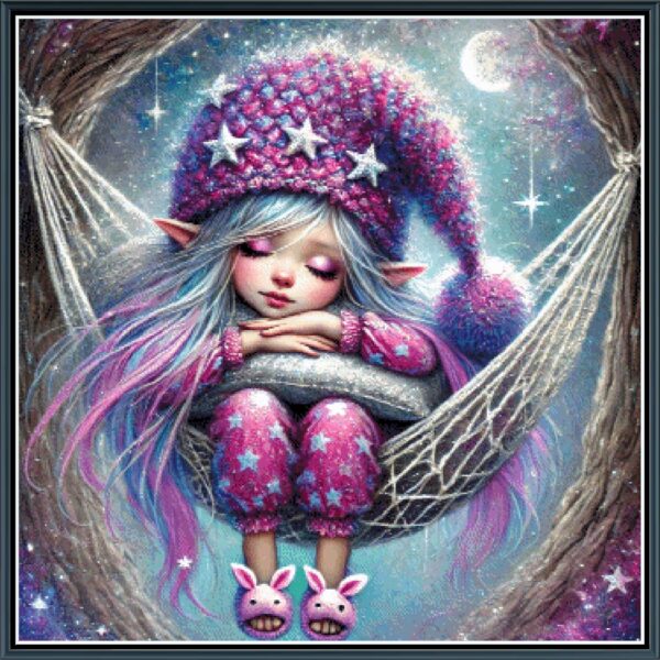 GoodNight Wattobiz Cross Stitch Chart PDF