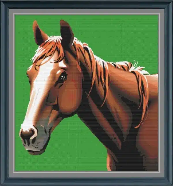 Horse - 2 Cross Stitch Chart