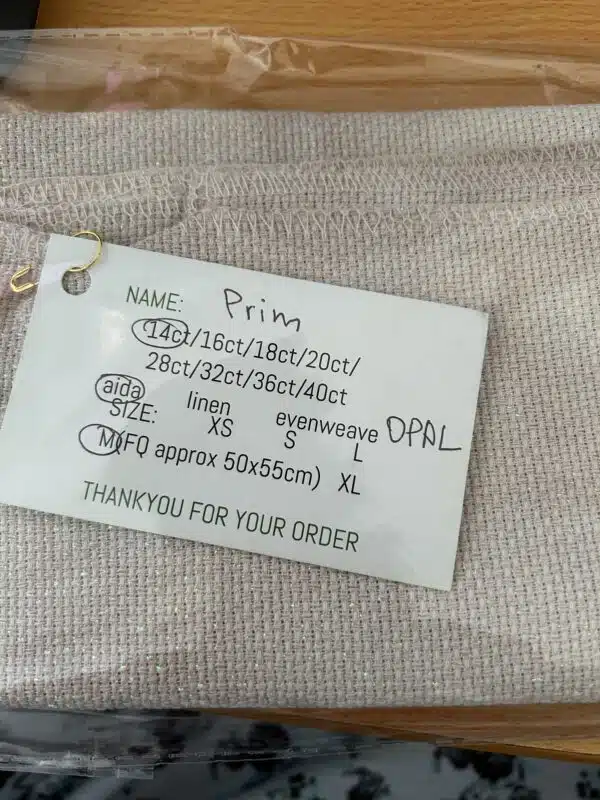 14 Count Opalescent Aida FQ Prim