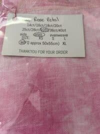 Paddock Lane Designs 32ct Linen Rose Petal