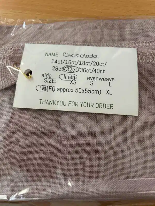 Paddock Lane Designs 32ct Linen Chocolate