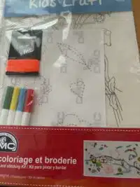 Kids Craft Colouring and Stitching Kit House