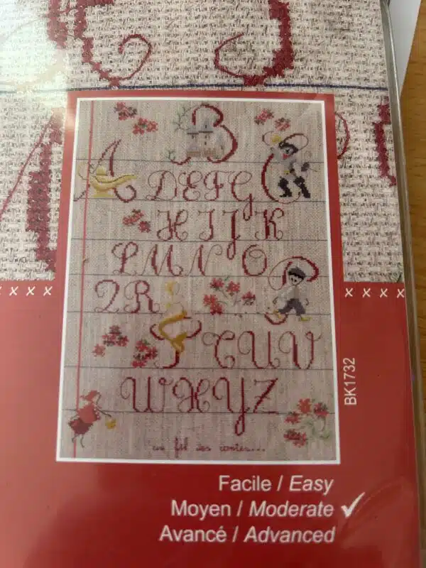 DMC Cross Stitch STORIES ABC 38.5cm x 28.5cm