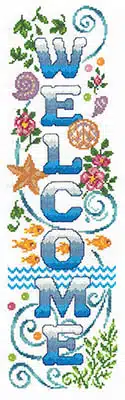 Imaginating- Summer Welcome Cross Stitch Chart Hard Copy