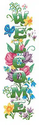 Imaginating- Spring Welcome Cross Stitch Chart Hard Copy