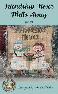 Annie Beez Folk Art - Friendship Never Melts Away