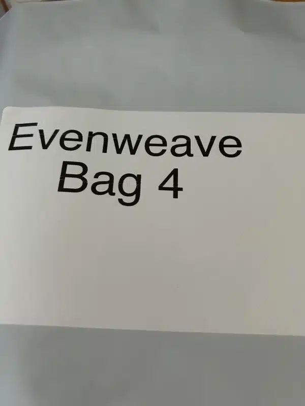 Evenweave Bag 4 (may be the odd piece of linen also)