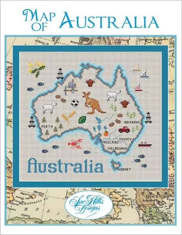 Sue Hillis - Map of Australia