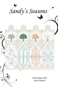 SEBA Designs - Sandy’s Seasons Cross Stitch Chart Hardcopy