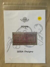 SEBA Designs - Hope Cross Stitch Chart Hardcopy