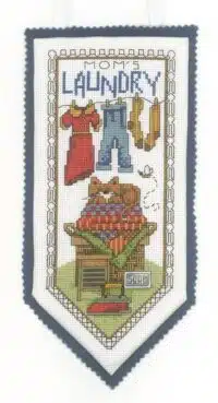 Diane Arthurs Laundry Hang-Up Cross Stitch Chart Hard Copy