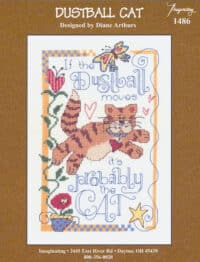 Diane Arthurs Dustball Cat Cross Stitch Chart Hard Copy