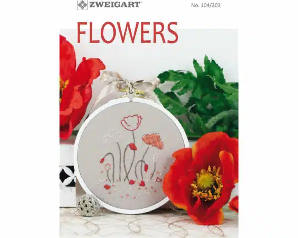 Zweigart - Pattern Book No. 104/303 Flowers (Cross Stitch Charts)