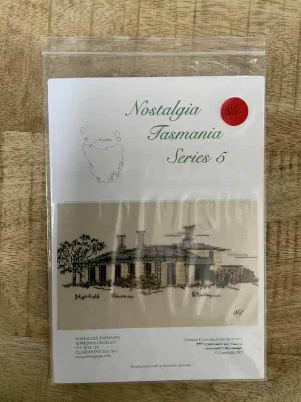 Nostalgia Tasmania Series 5 - Highfield House - Stanley (Cross Stitch Charts)