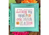 My Big Toe Cross-Stitch Designs - Losing My Mind