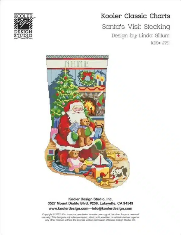 Kooler Classic Charts - Santa’s Visit Stocking