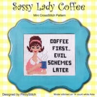 Pinoy Stitch - Sassy Lady Coffee