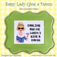 Pinoy Stitch - Sassy Lady Give A Damn