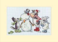 Bothy Threads XMAS77 Christmas Card - Hat, Scarf. Gloves!