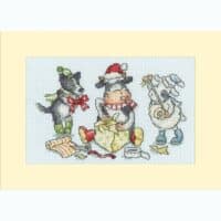 Bothy Threads XMAS78 Christmas Cards- Wrap, Ribbon, Gift!