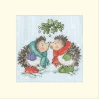 Bothy Threads XMAS79 Christmas Cards- Christmas Kiss