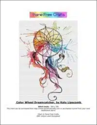 Paine Free Crafts - Color Wheel Dreamcatcher