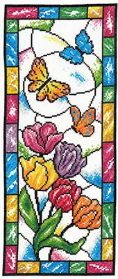 Imaginating - Stained Glass Spring Butterflies