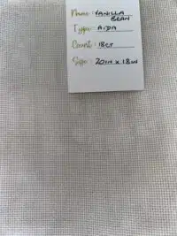 Whoopsie Daisy Designs by Daisy Chain Stitchery Vanilla Bean 18 count