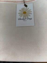 Whoopsie Daisy Designs by Daisy Chain Stitchery French Beige 14 count