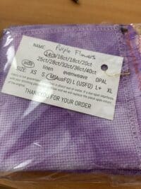 Paddock Lane Designs 14 Count Aida FQ Purple Flowers