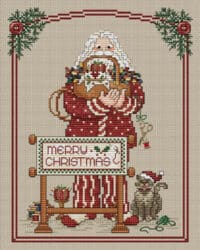 Sue Hillis - Stitching Santa