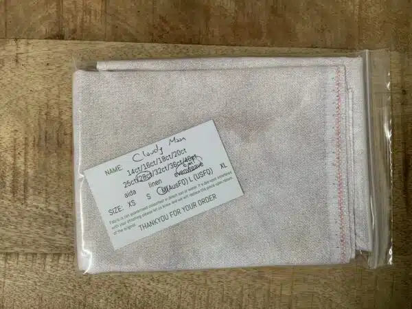 Paddock Lane Designs 28ct Evenweave Opalescent Cloudy Moon