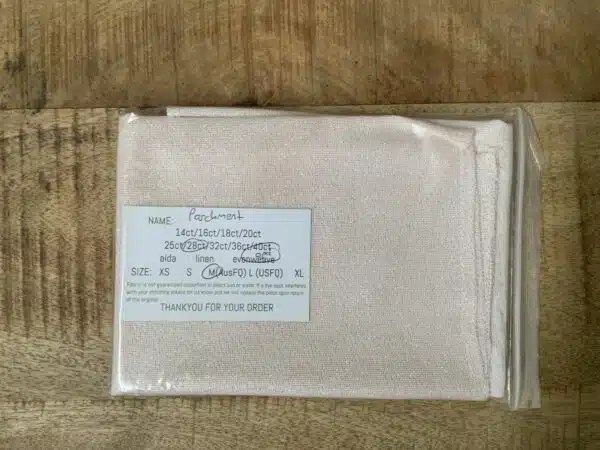 Paddock Lane Designs 28ct Evenweave Opalescent Parchment