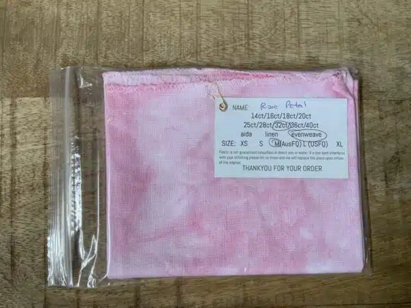 Paddock Lane Designs 32ct Evenweave Rose Petal