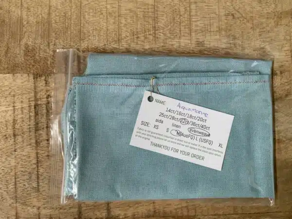 Paddock Lane Designs 32ct Evenweave Aquamarine
