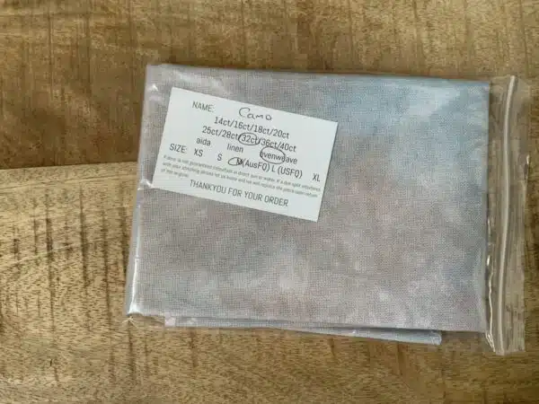 Paddock Lane Designs 32ct Evenweave Camo