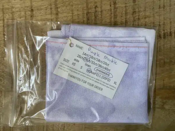 Paddock Lane Designs 28ct Evenweave Purple Marble