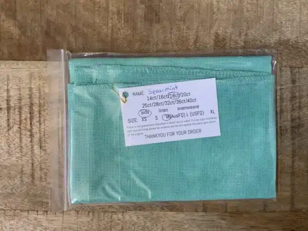 Paddock Lane Designs 18 count Aida Spearmint