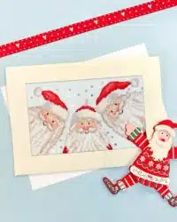Bothy Threads XMAS88 Christmas Cards- Santa Selfie