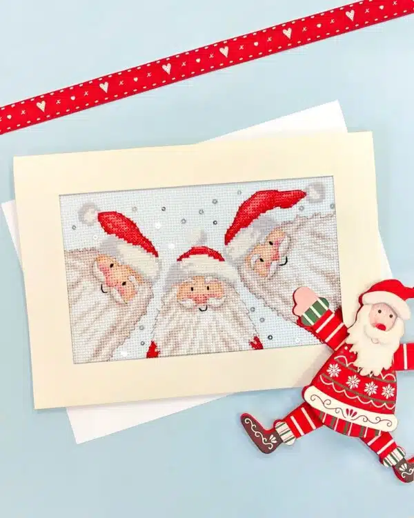 Bothy Threads XMAS88 Christmas Cards- Santa Selfie