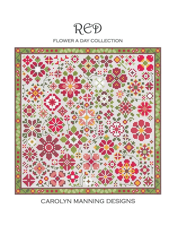 CM Designs Red - Flower A Day