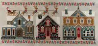 Twin Peak Primitives - Ornamented Christmas Houses