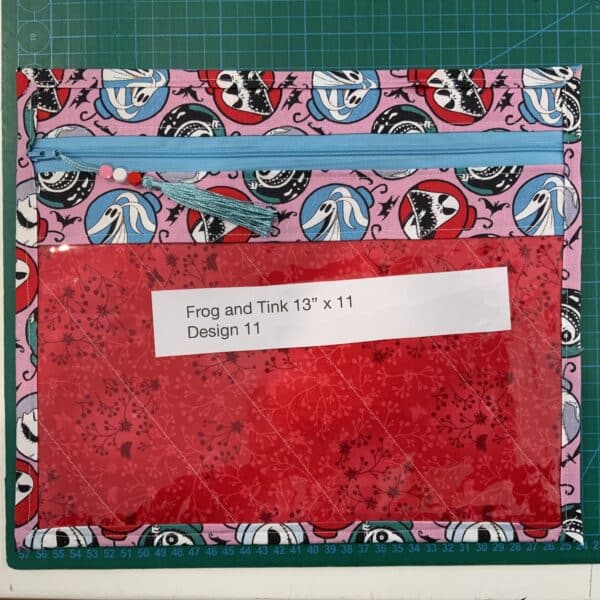 Frog and Tink Project Bag 13 inch x 11 inch Design 11