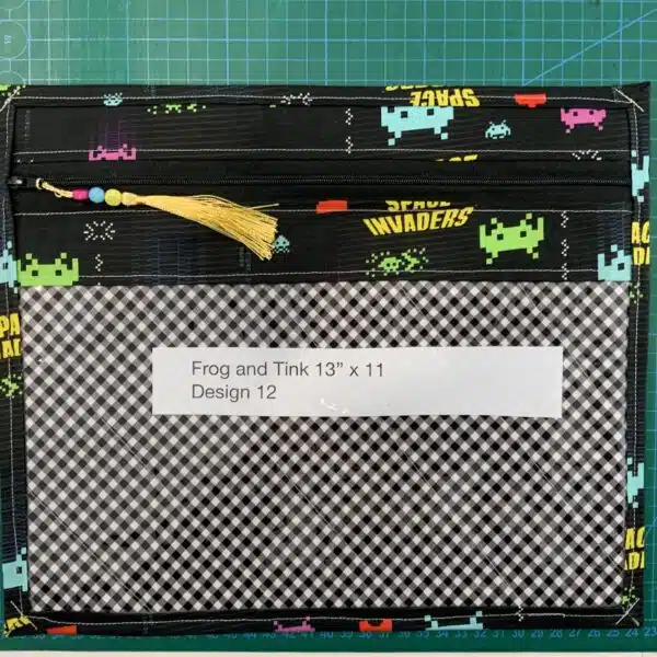 Frog and Tink Project Bag 13 inch x 11 inch Design 12