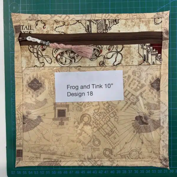 Frog and Tink Project Bag 10 inch Design 18