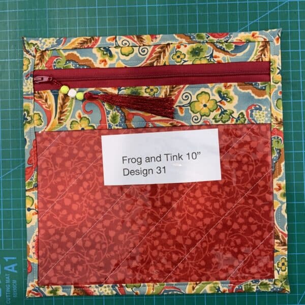 Frog and Tink Project Bag 10 inch Design 31