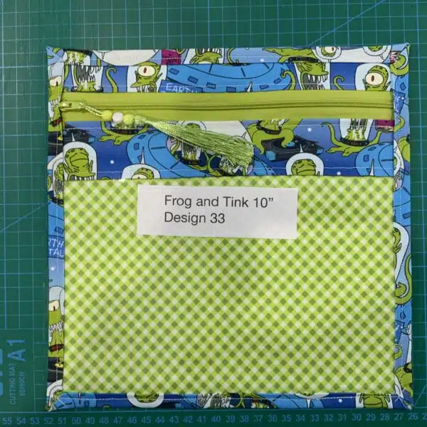 Frog and Tink Project Bag 10 inch Design 33