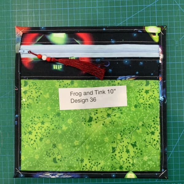 Frog and Tink Project Bag 10 inch Design 36