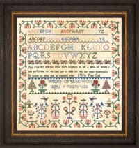 Hands Across The Sea Samplers - William Curtis 1826